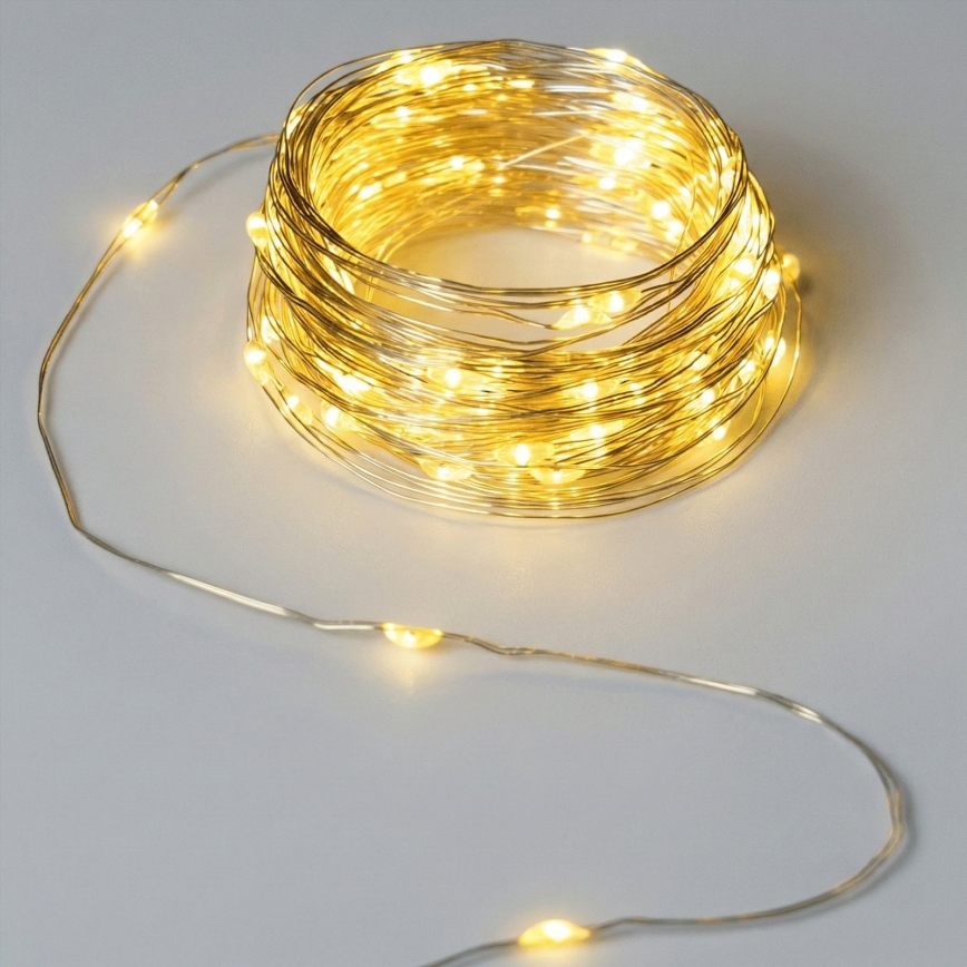 Aigostar - LED-Deko-Lichterkette mit Flaschenverschluss 40xLED/3xLR44 4m warmweiß