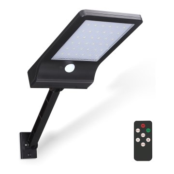 Aigostar - LED Dimmerabile solare lampada con sensore LED/2,3W/5,5V IP65 + telecomando