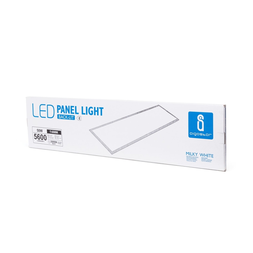 Aigostar - LED-Einbaupanel LED/50W/230V 6500K 120x30cm weiß