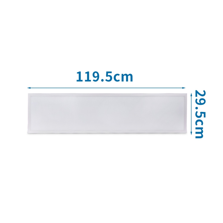 Aigostar - LED-Einbaupanel LED/50W/230V 6500K 120x30cm weiß