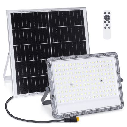 Aigostar - LED Faro solare dimmerabile LED/200W/3,2V IP65 + telecomando