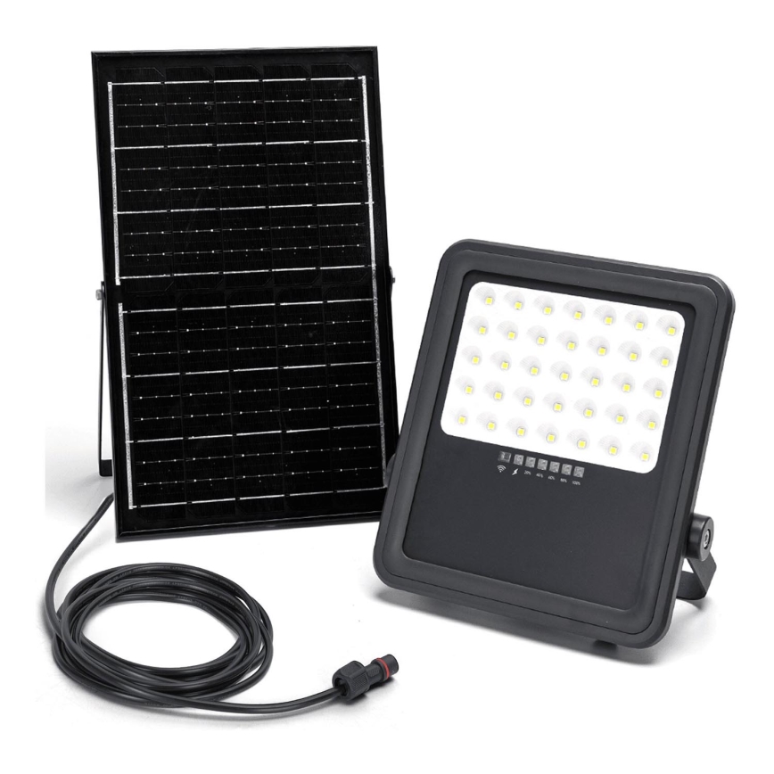 Aigostar - LED Faro solare dimmerabile LED/300W/3,4V IP65 + telecomando