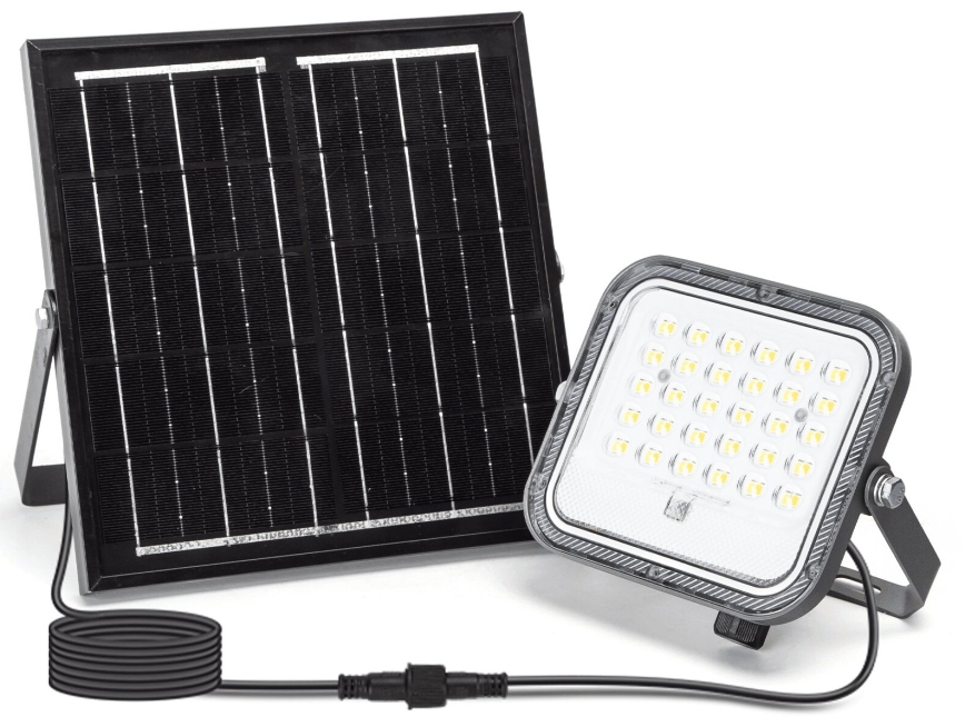 Aigostar - LED Faro solare dimmerabile LED/50W/3,4V 3000/4000/6500K IP66 + telecomando