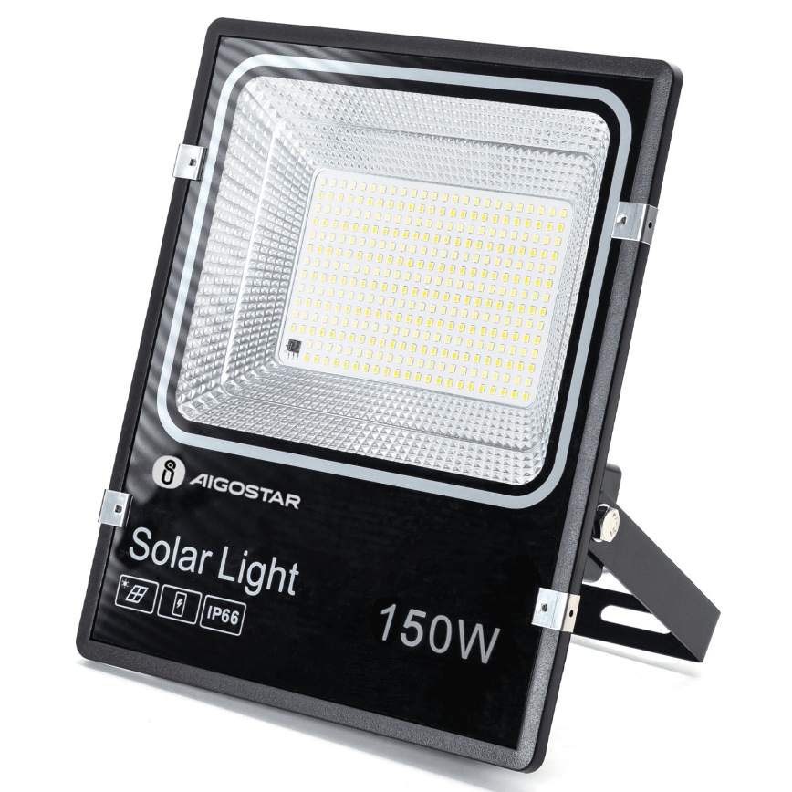 Aigostar - Proiettore solare LED/150W/3,2V 3000mAh 3000K/4000K/6500K IP66 + telecomando
