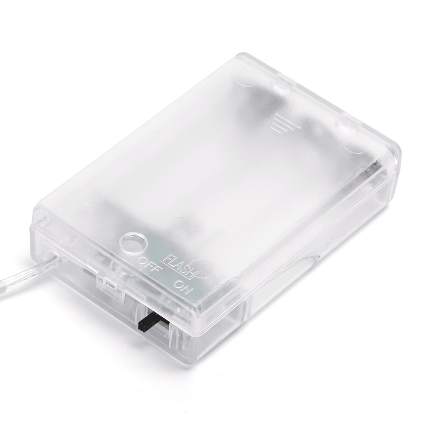 Aigostar - LED Guirlande de Noël 50xLED/3xAA 5,3 m blanc chaud