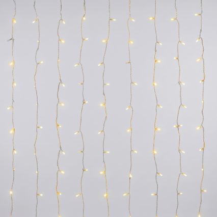 Aigostar - LED Guirlande de Noël d'extérieur 120xLED/8 fonctions 3,9x1,2m IP44 blanc chaud