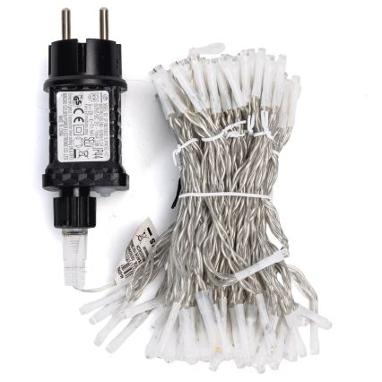 Aigostar - LED Guirlande de Noël d'extérieur 120xLED/8 fonctions 3,9x1,2m IP44 blanc chaud