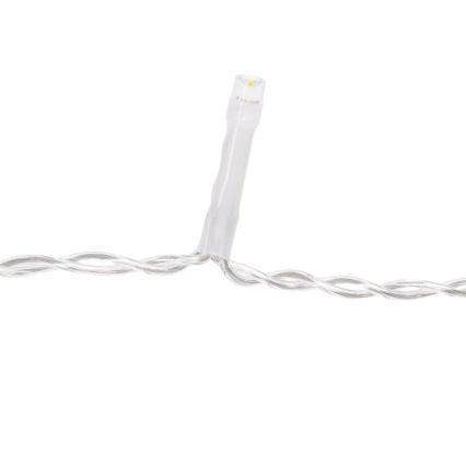 Aigostar - LED Guirlande de Noël d'extérieur 120xLED/8 fonctions 3,9x1,2m IP44 blanc chaud