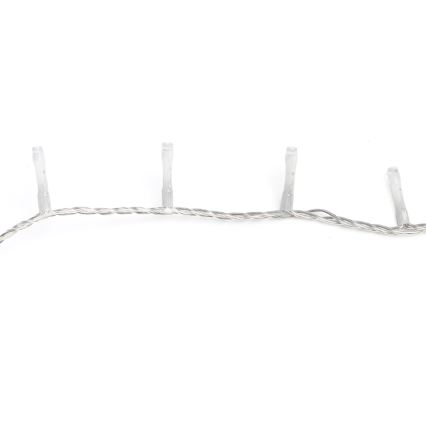 Aigostar - LED guirlande de Noël d'extérieur 200 LED/8 fonctions 13 m IP44 blanc chaud