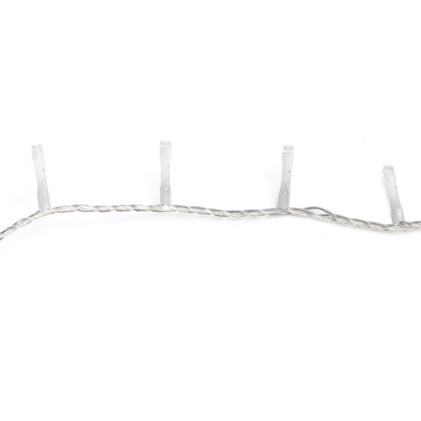 Aigostar - LED guirlande de Noël d'extérieur 200 LED/8 fonctions 13 m IP44 blanc chaud