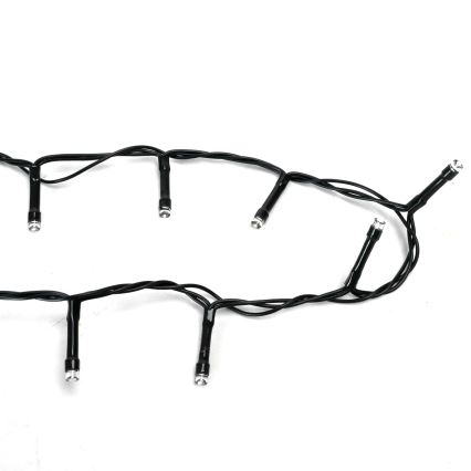 Aigostar - Guirlande de Noël LED pour extérieur, 400 LED, 8 fonctions, 4 piles AA, 20,3 m, IP44, multicolore