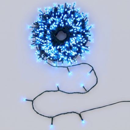 Aigostar - LED guirlande lumineuse de Noël extérieure 100xLED 13m IP44 bleue