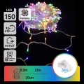 Aigostar -LED Guirlande lumineuse d'extérieur 150xLED/8 fonctions 3xAA 15,3m IP44 multicolore
