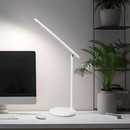 Aigostar - LED Lampada da tavolo touch ricaricabile e dimmerabile LED/3W/5V 1200mAh 3000/4000/6500K