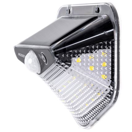 Aigostar - Lampada solare LED con sensore LED/3,7V 6500K 500 mAh IP65 nero