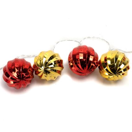 Aigostar - LED-Lichterkette 20xLED/3xAA 2 m Warmweiß