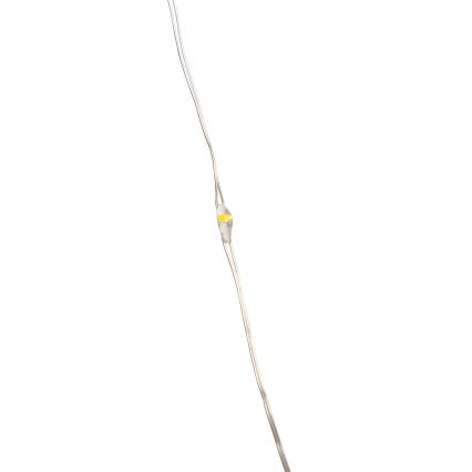 Aigostar - LED-Lichterkette für den Außenbereich, 50 LEDs, 8 Funktionen, 3×AA, 5,3 m, warmweiß