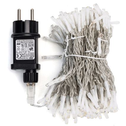 Aigostar - LED-Lichterkette für den Außenbereich, 180 LEDs / 8 Funktionen, 3,9 x 1,8 m, IP44, warmweiß