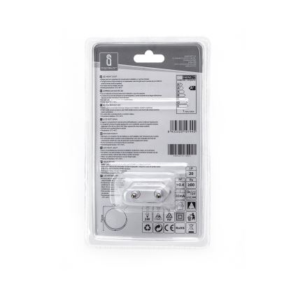 Aigostar - LED Luce notturna con sensore crepuscolare LED/1W/230V 6500K arrotondato
