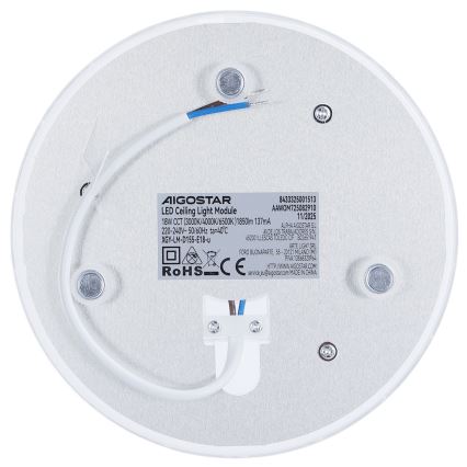 Aigostar - LED-Magnetmodul, 18W, 230V, 3000/4000/6500K
