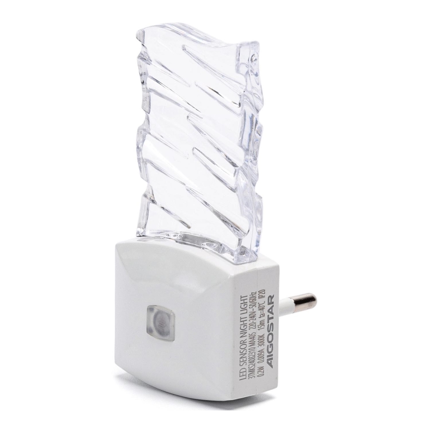 Aigostar - LED Nachtleuchte mit Dämmerungssensor LED/0,2W/230V 6500K