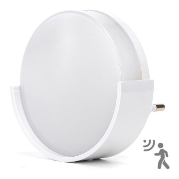 Aigostar - LED-Nachtleuchte mit Dämmerungssensor LED/1W/230V 6500K rund
