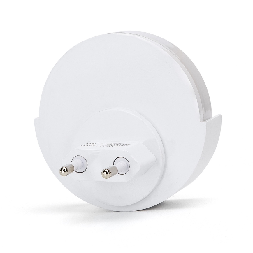 Aigostar - LED-Nachtleuchte mit Dämmerungssensor LED/1W/230V 6500K rund