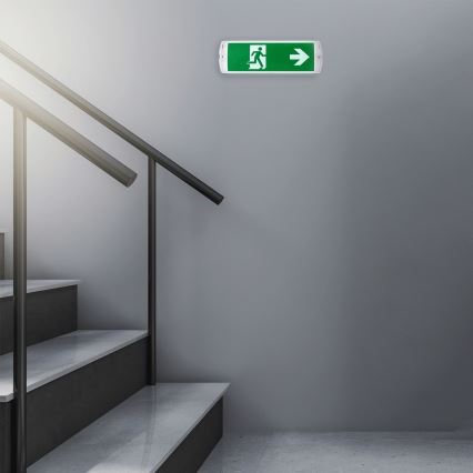 Aigostar - LED-Notleuchte EMERGENCY EXIT LED/4W/230V IP65 6500K 600mAh