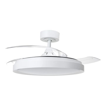 Aigostar - LED Plafoniera dimmerabile con ventilatore MESH LED/50W/230V 2700-6500K nero + telecomando