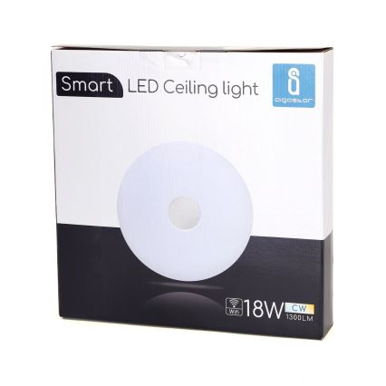 Aigostar - LED Plafoniera dimmerabile LED/18W/230V d. Wi-Fi da 34 cm