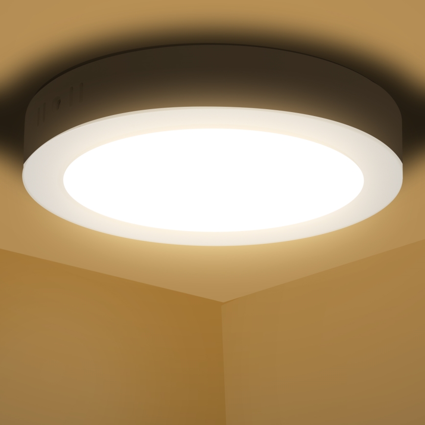 Aigostar - LED Plafoniera LED/18W/230V diametro 22,6 cm 3000K bianco