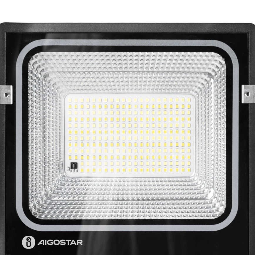 Aigostar - Projecteur solaire LED dimmable LED/100W/3,2V 2000mAh 3000K/4000K/6500K IP66 + télécommande