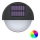 Aigostar - LED RGB Applique solare LED/1W/1,2V nero IP44 200 mAh