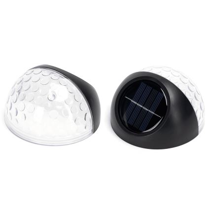 Aigostar - LED RGB Applique solare LED/2W/1,2V nero IP44