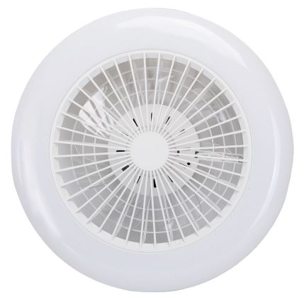 Aigostar - LED RGB Dimmbare Deckenleuchte mit Ventilator MESH LED/40W/230V 2700-6500K weiß + Fernbedienung