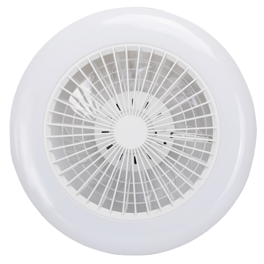 Aigostar - LED RGB Dimmbare Deckenleuchte mit Ventilator MESH LED/40W/230V 2700-6500K weiß + Fernbedienung