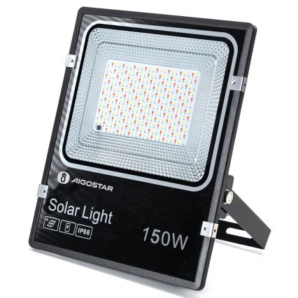 Aigostar - LED RGB Faro solare dimmerabile LED/150W/3,2V IP66 + telecomando