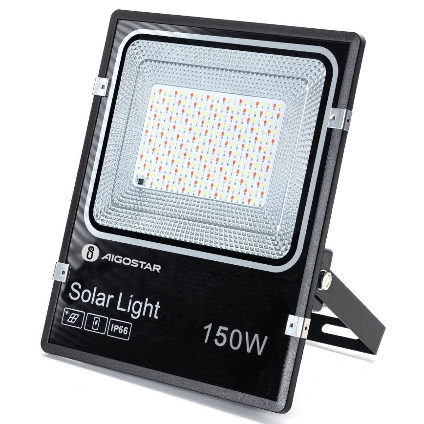 Aigostar - LED RGB Faro solare dimmerabile LED/150W/3,2V IP66 + telecomando