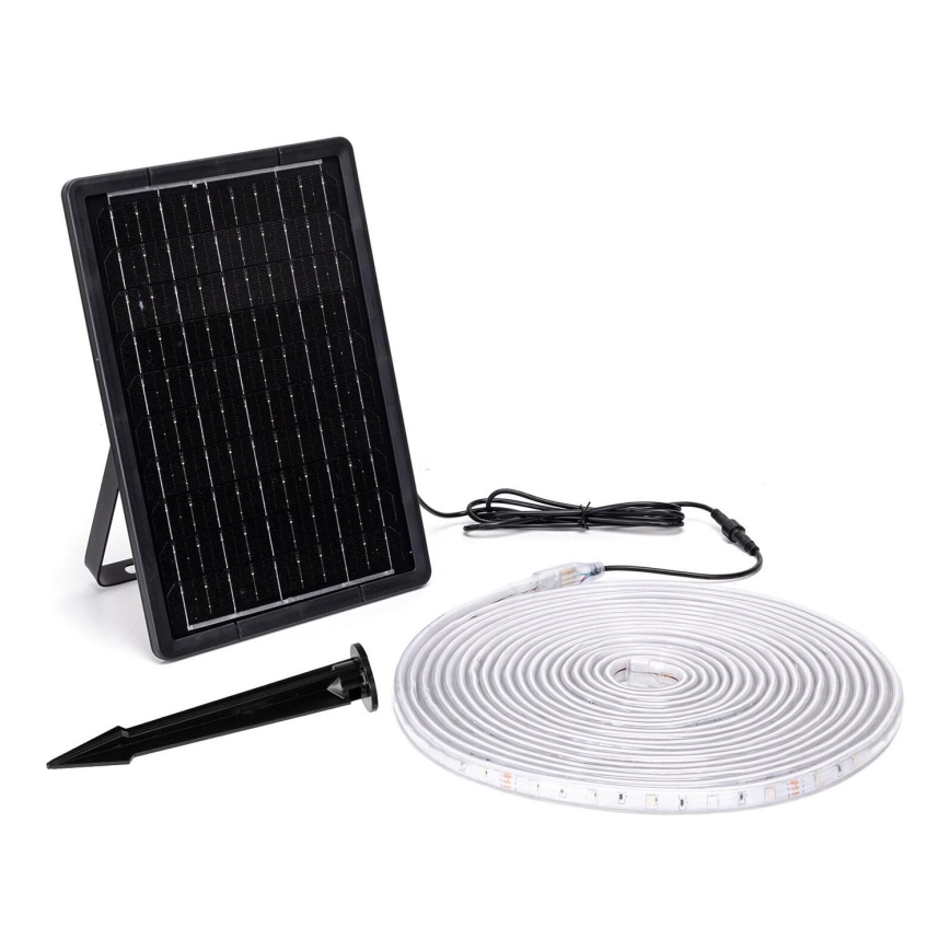 Aigostar - LED RGB Striscia solare dimmerabile LED/10W/3,2V 10 m IP65 8000 mAh + telecomando