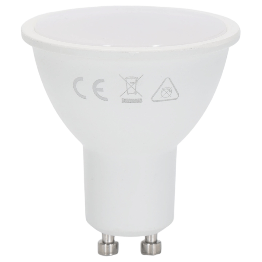 Aigostar - LED RGBW dimmbares GU10-Leuchtmittel, 4,8 W / 230 V, 3000 K + Fernbedienung