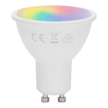 Aigostar - LED RGBW dimmbares GU10/4,8W/230V 3000K + Fernbedienung