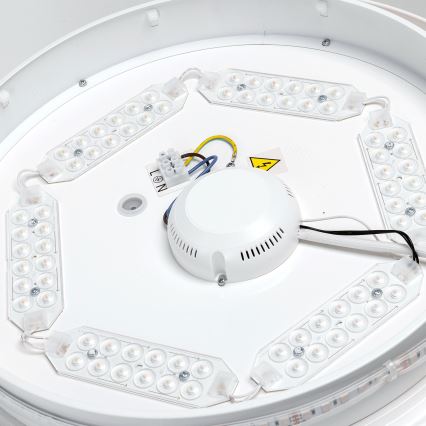 Aigostar - LED RGBW Lampada da bagno dimmerabile LED/27W/230V 40 cm Wi-Fi IP44