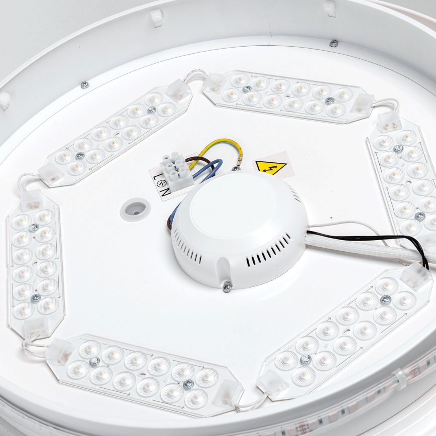 Aigostar - LED RGBW Lampada da bagno dimmerabile LED/27W/230V 40 cm Wi-Fi IP44