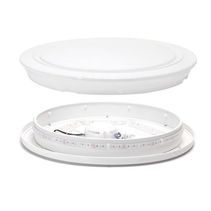 Aigostar - LED RGBW Lampada da bagno dimmerabile LED/27W/230V 40 cm Wi-Fi IP44