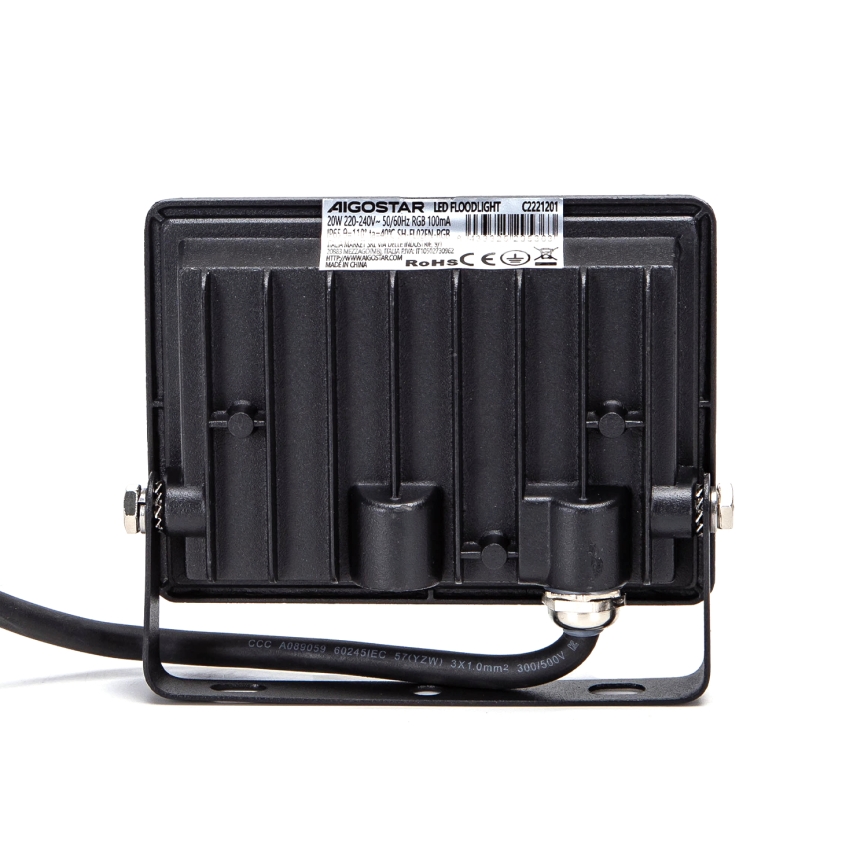 Aigostar - Riflettore LED RGBW dimmerabile LED/20W/230V IP65 + telecomando