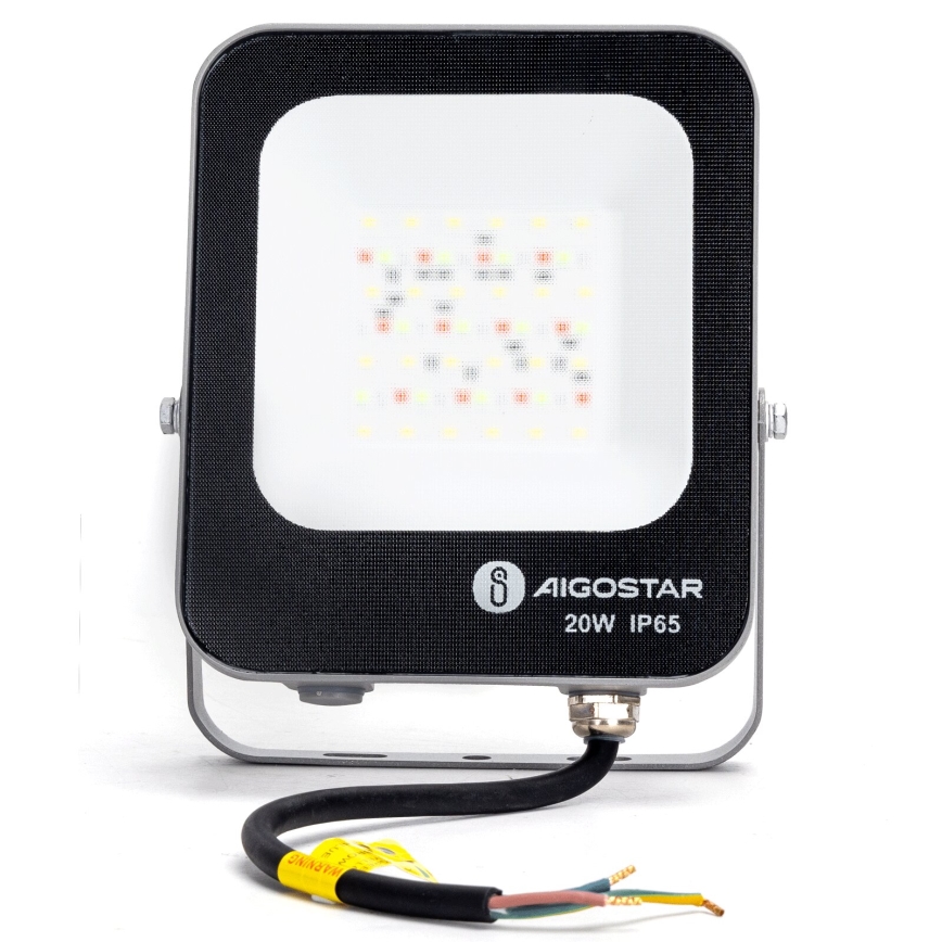 Aigostar - LED RGBW Proiettore dimmerabile MESH Smart LED/20W/230V 6500K IP65 + telecomando