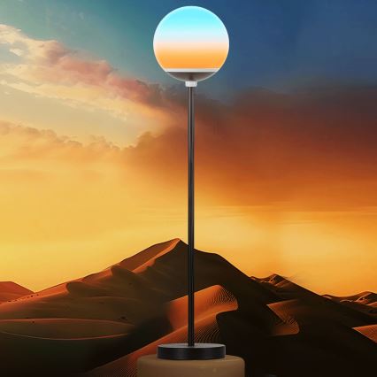 Aigostar - Dimmbare LED RGBW-Stehleuchte MESH LED/8W/230V + Fernbedienung