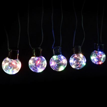 Aigostar - LED-Lichterkette für den Außenbereich, 160 LEDs, 10 m, IP44, mehrfarbig