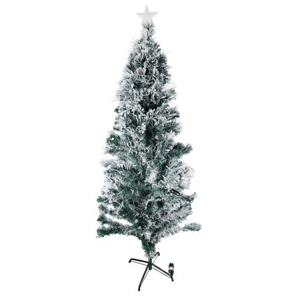 Aigostar - LED-Weihnachtsbaum für den Außenbereich 205 LEDs/8 Funktionen 1,8 m IP44 mehrfarbig