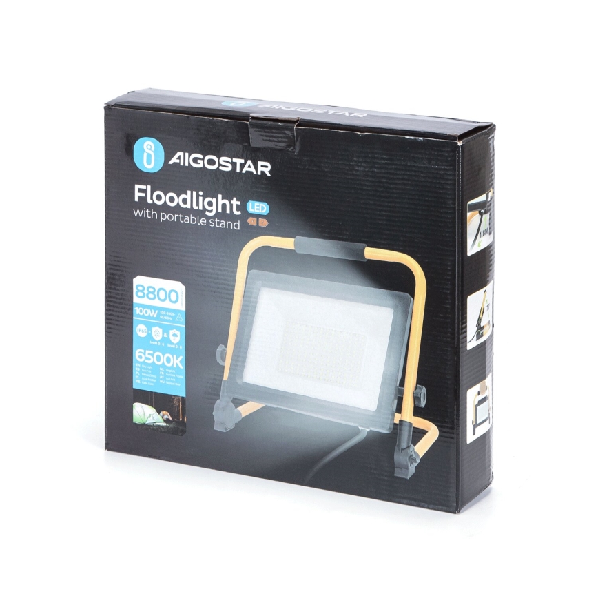 Aigostar - LED Riflettore con il supporto LED/100W/230V 6500K IP65